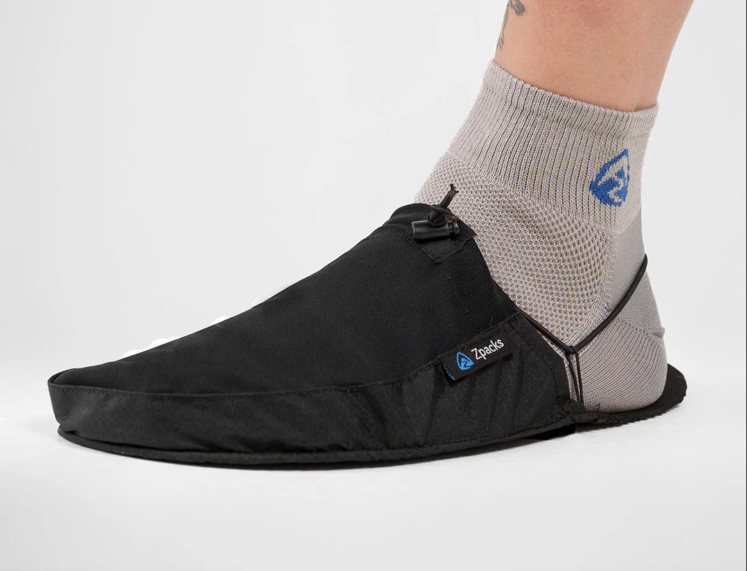 With socks for a little more warmth
