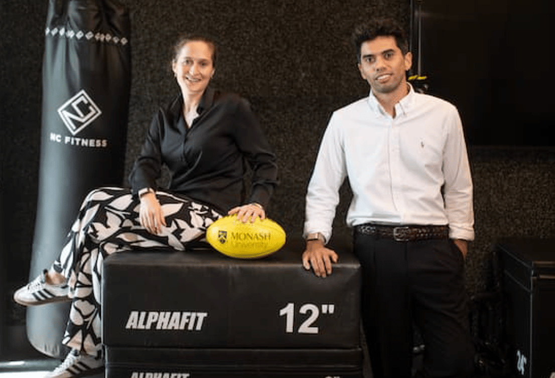 Researchers Elise Facer-Childs (left) and Josh Leota