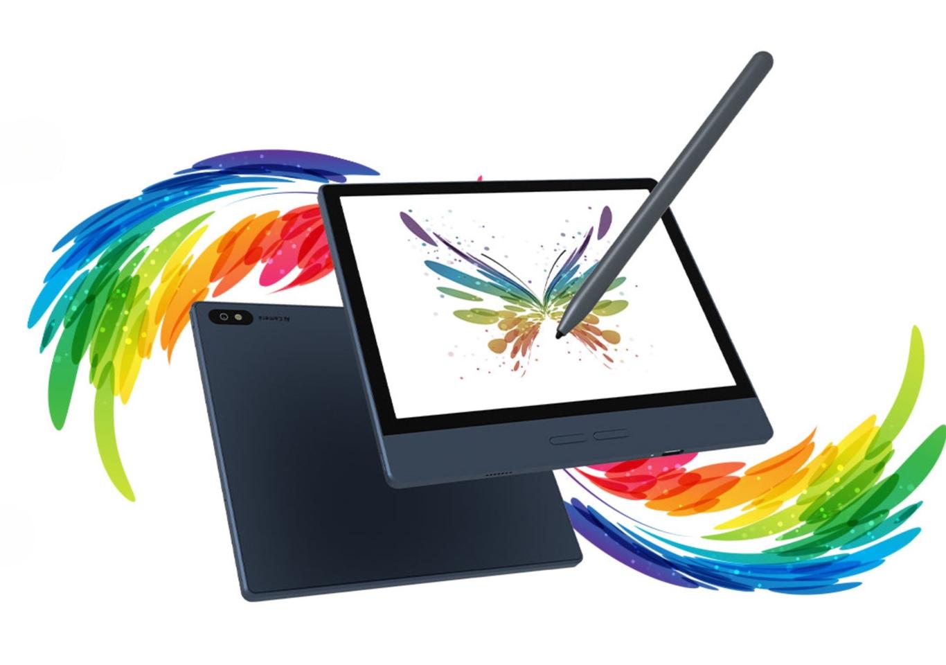The Bigme B7 color E Ink tablet ships with a pen stylus capable of 4096 pressure levels