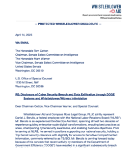 Whistleblower: DOGE Siphoned NLRB Case Data