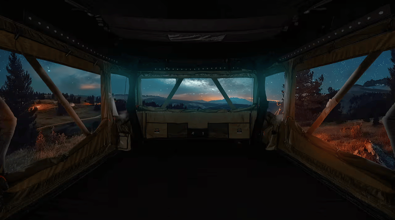 A seriously starry panorama awaits
