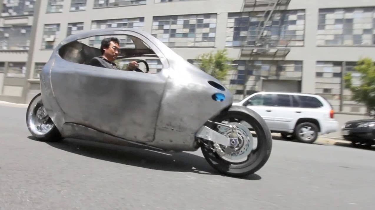 The C-1 prototype on the road in 2021