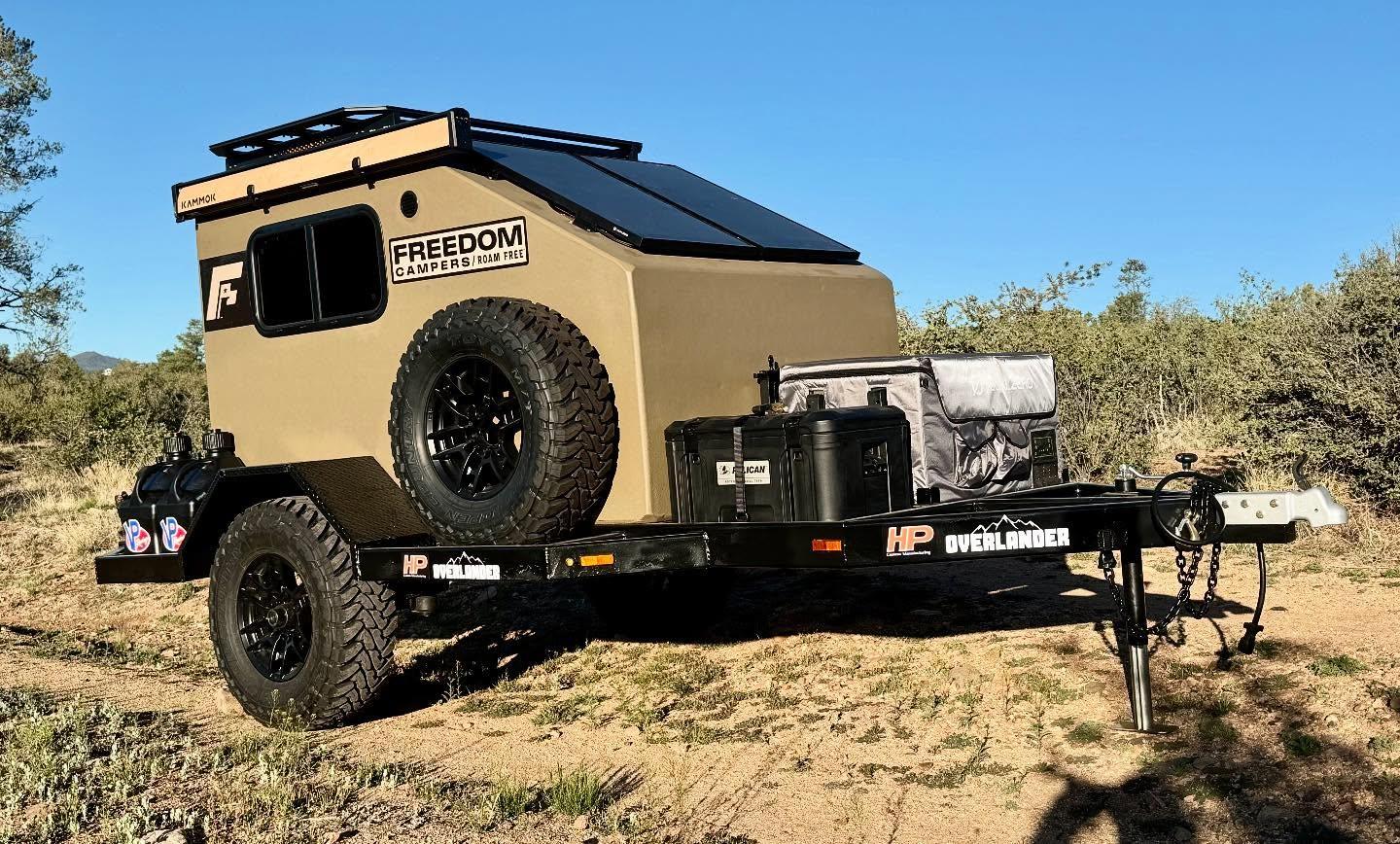 With a few serious modifications, the Freedom Camper is a burley off-road adventure trailer
