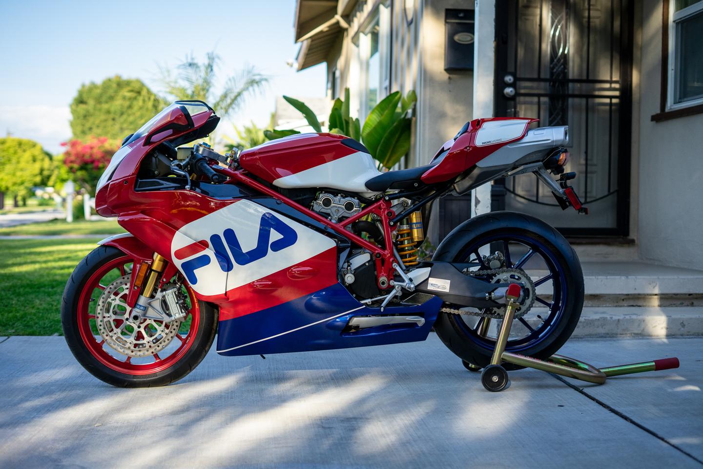 One of just 200 built, this Ducati 999R FILA now holds the auction record for a Ducati 999 at auction, selling for $58,957 in 2024