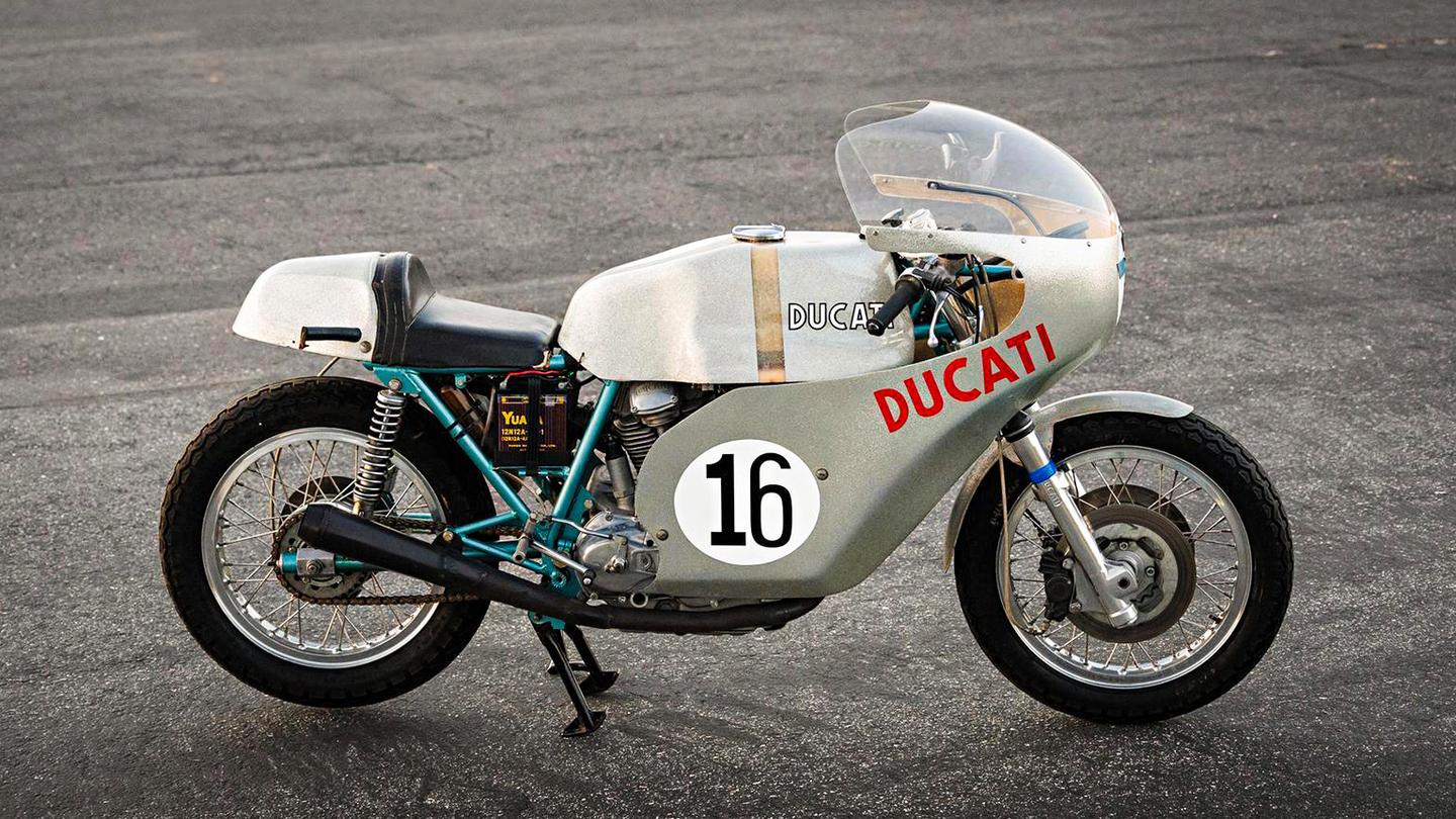 One of only eight desmodromic 750 racers made for the 1972 Imola 200 race, this is one of history's most important motorcycles.