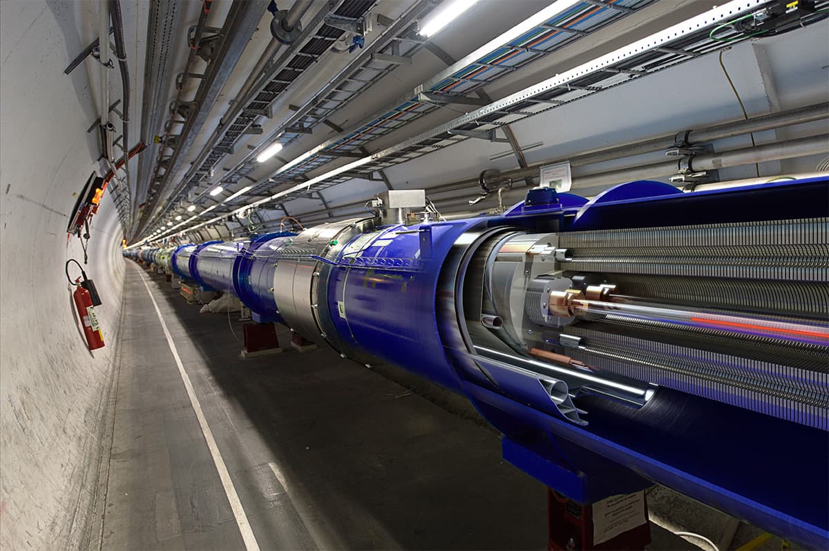 3D cut of the LHC dipole