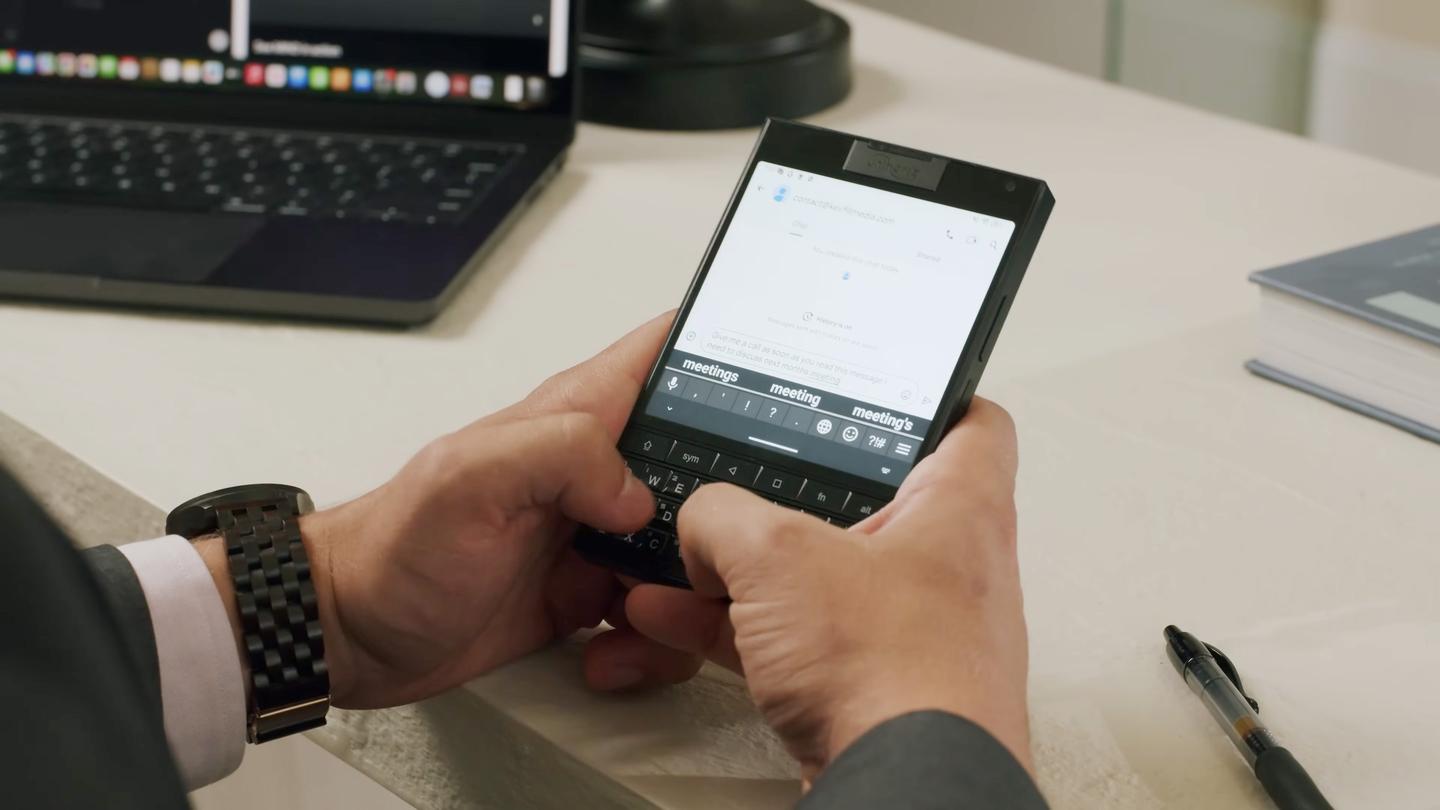 I've certainly missed the satisfying feeling of typing on a BlackBerry-style keyboard, as well as the clever trackpad functionality