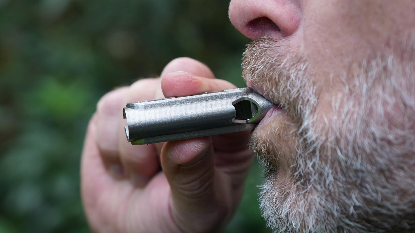 The whistle is one of the Geekey 2.0's more novel features