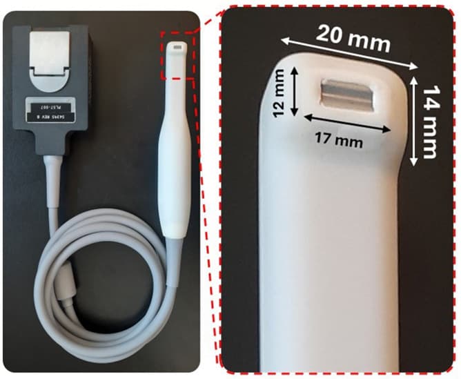 The prototype ultrasound transducer