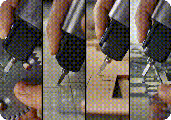 The NeoBlade can be used with various materials