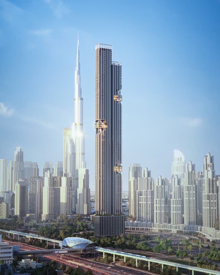 Downtown Residences is expected to be completed in late 2030 and will contain 522 homes, including a Royal Palace at the top